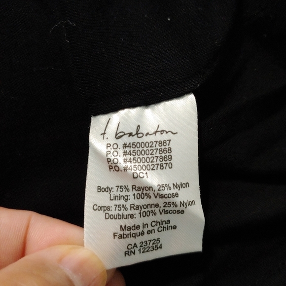 Aritzia Babaton Rafael Black Lace Dress - Picture 13 of 15